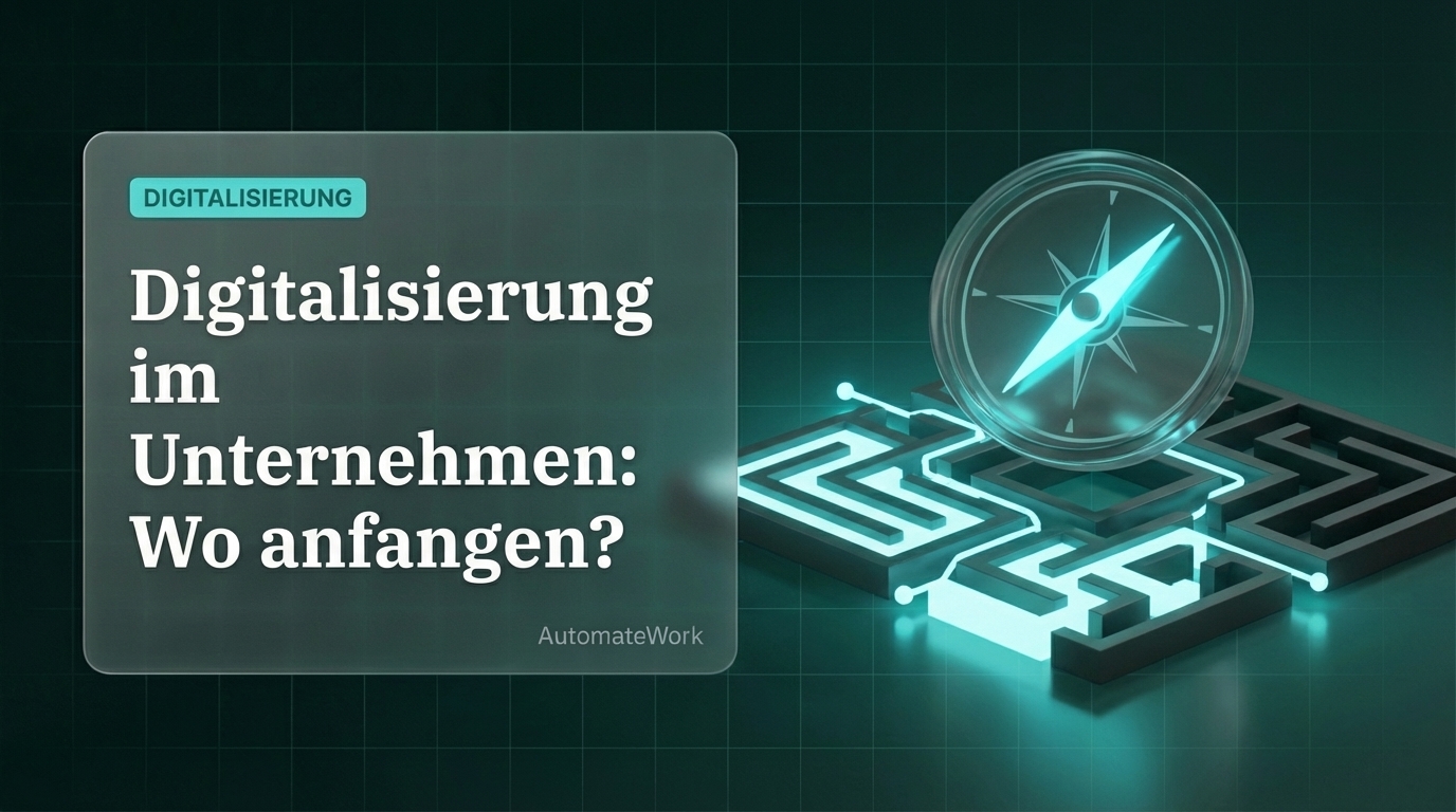 Digitalisierung im Unternehmen: Wo anfangen? (2025)
