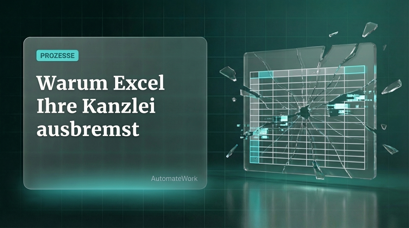 Warum Excel Ihre Kanzlei ausbremst (und was stattdessen funktioniert)