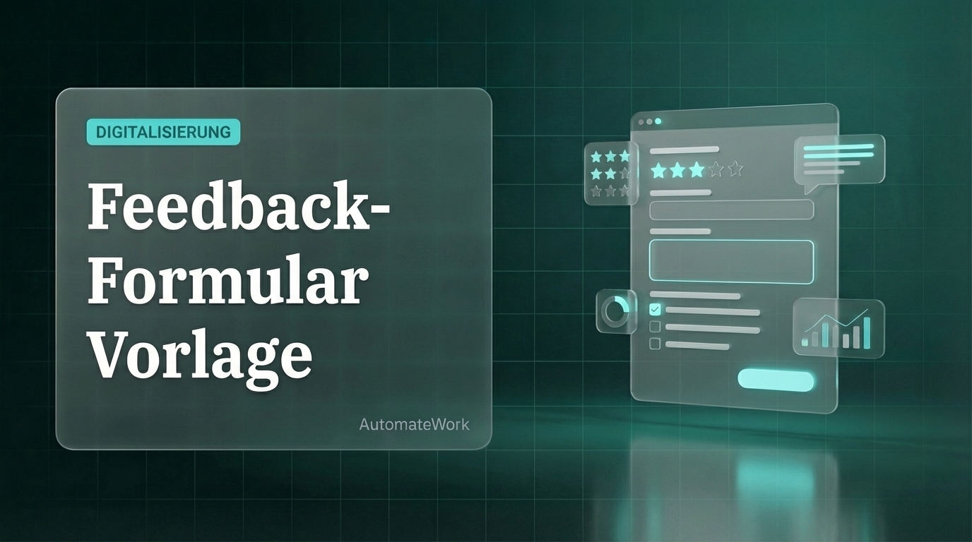 Feedback Formular erstellen: Vorlage & Tipps für mehr Rücklauf