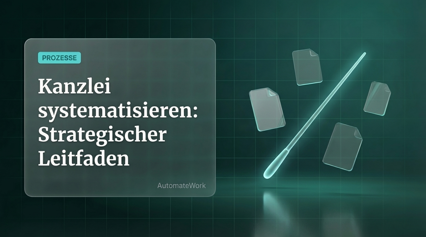 Kanzlei systematisieren: Der strategische Leitfaden für wachsende Kanzleien