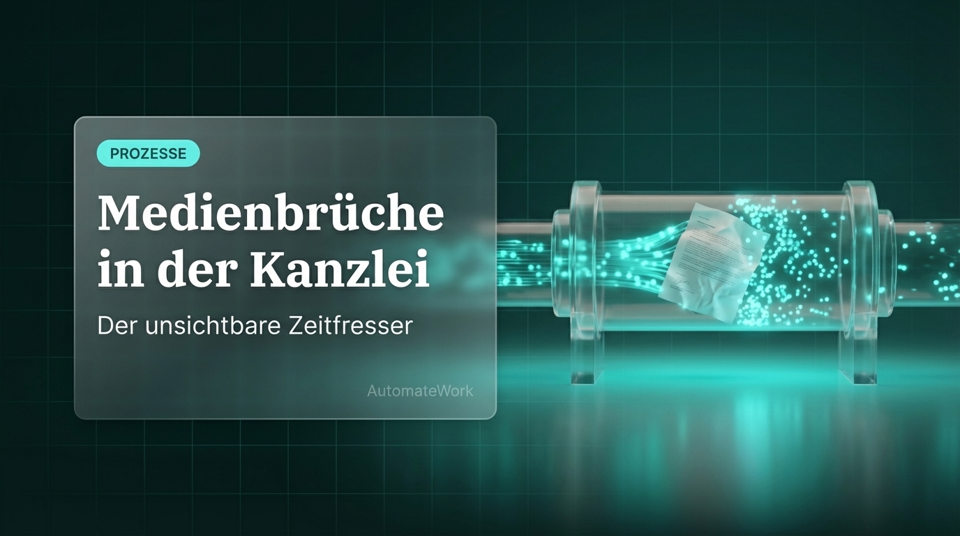 Medienbrüche in der Kanzlei: Der unsichtbare Zeitfresser